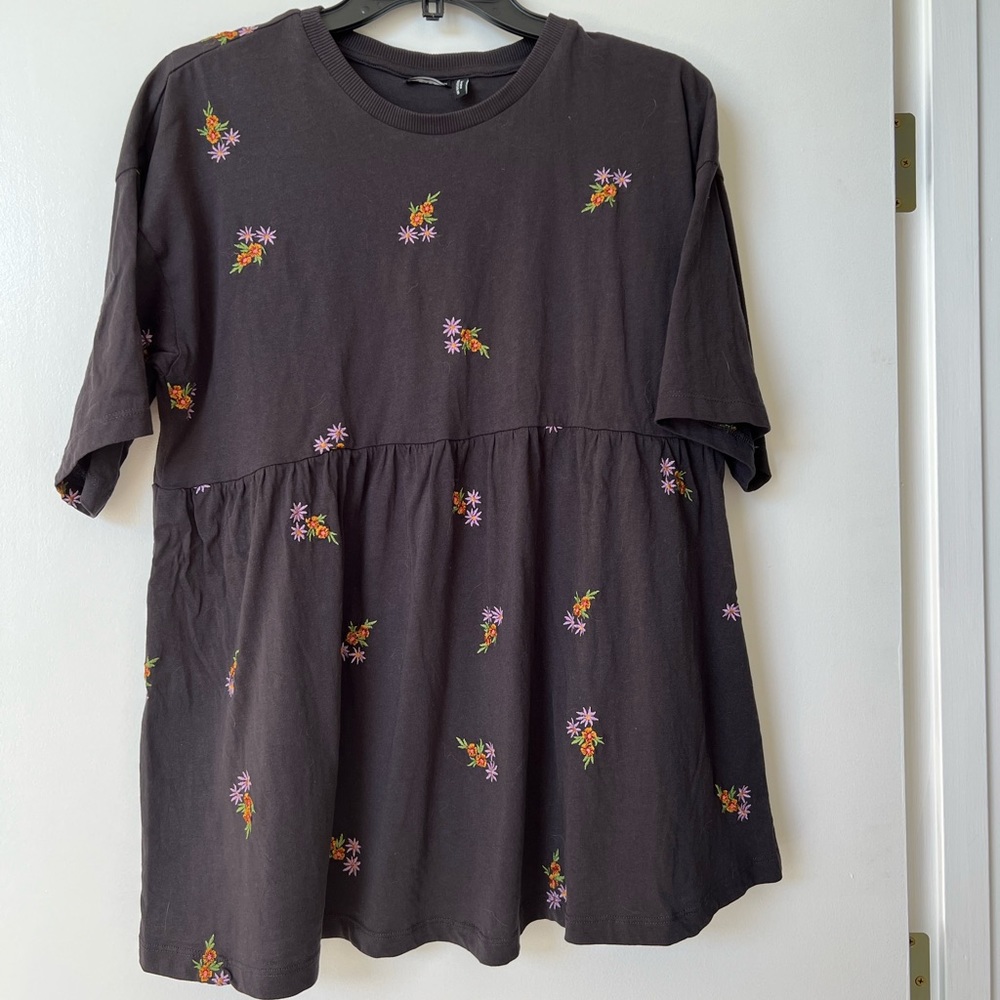 ASOS MATERNITY Floral Embroidery Top